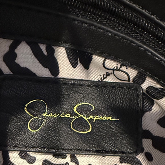 Jessica Simpson Black Textured Backpack - Picture 11 of 11